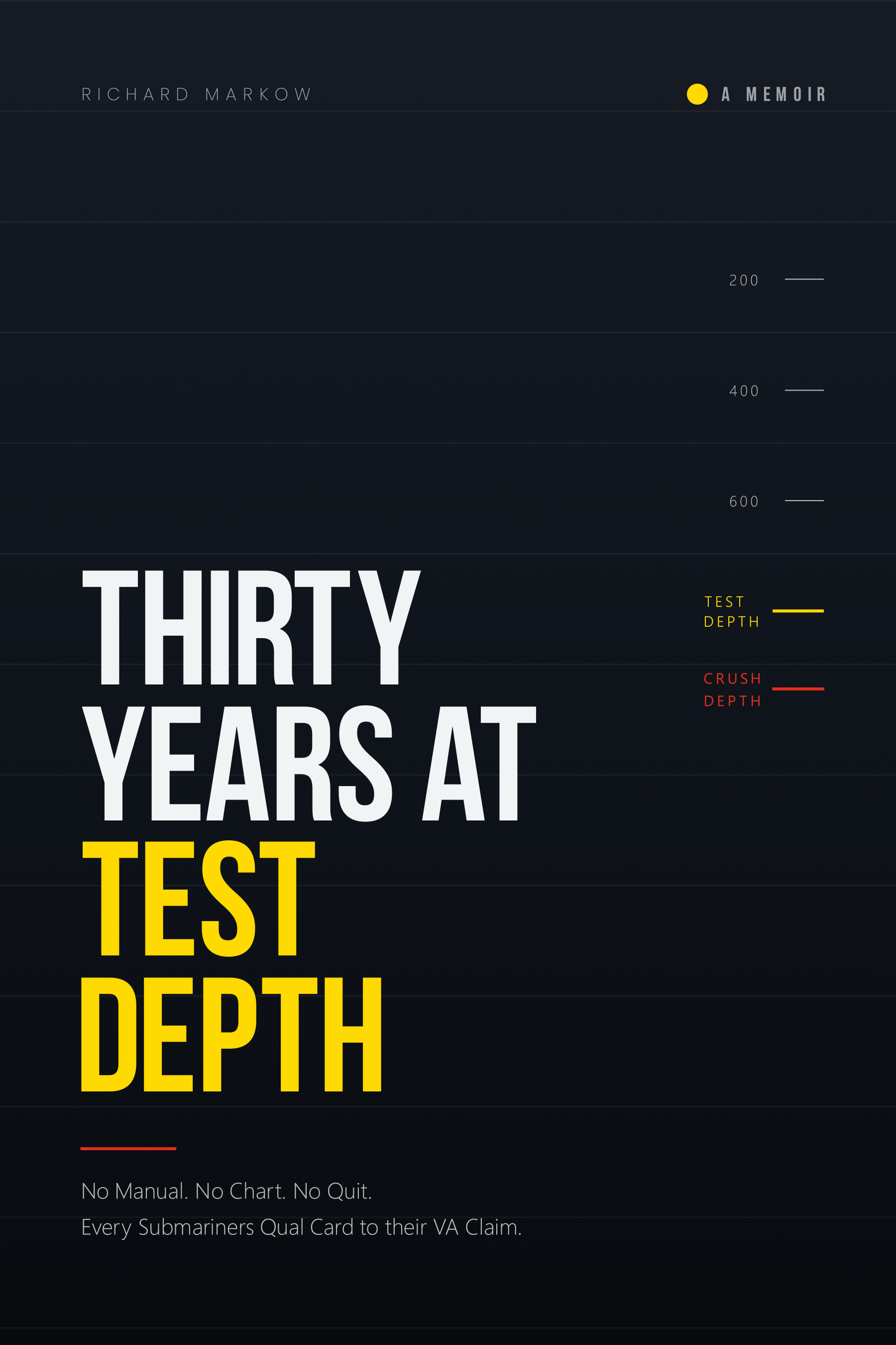 The 30-Year War — cover option 1A, the depth gauge